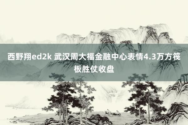 西野翔ed2k 武汉周大福金融中心表情4.3万方筏板胜仗收盘