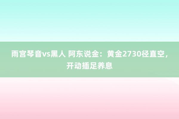 雨宫琴音vs黑人 阿东说金：黄金2730径直空，开动插足养息