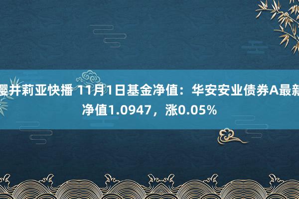 樱井莉亚快播 11月1日基金净值：华安安业债券A最新净值1.0947，涨0.05%