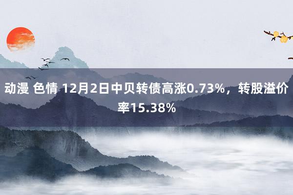 动漫 色情 12月2日中贝转债高涨0.73%，转股溢价率15.38%