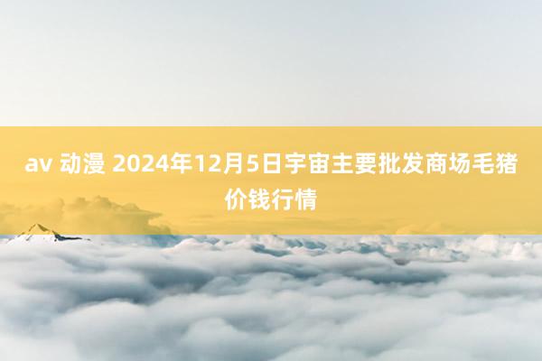 av 动漫 2024年12月5日宇宙主要批发商场毛猪价钱行情