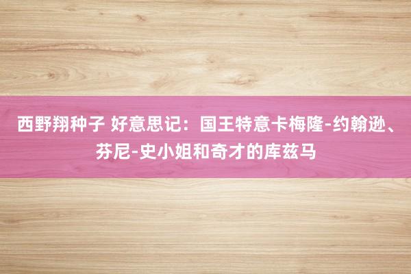 西野翔种子 好意思记：国王特意卡梅隆-约翰逊、芬尼-史小姐和奇才的库兹马